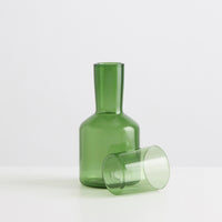 Maison Balzac Carafe & Glass Set - Green