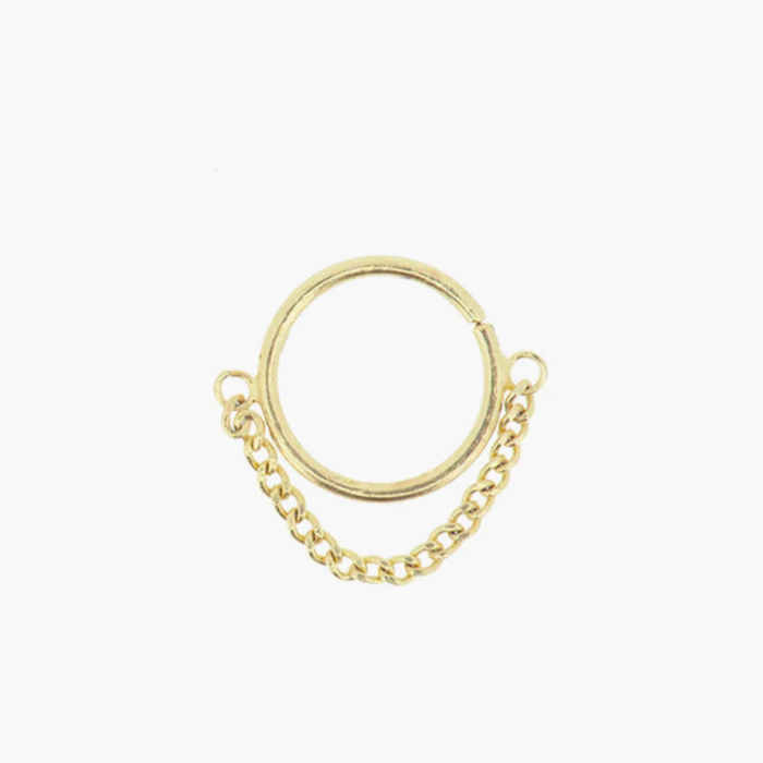 BY1OAK 'Come Together' Small Hoop Gold Earring