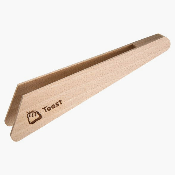 Beechwood Toast Tongs from Redecker