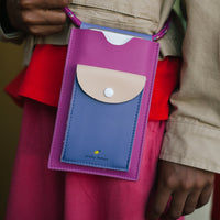 Sticky Lemon Phone Pouch - Pink + Lilac