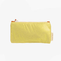 Sticky Lemon Yellow Mesh Pencil Case