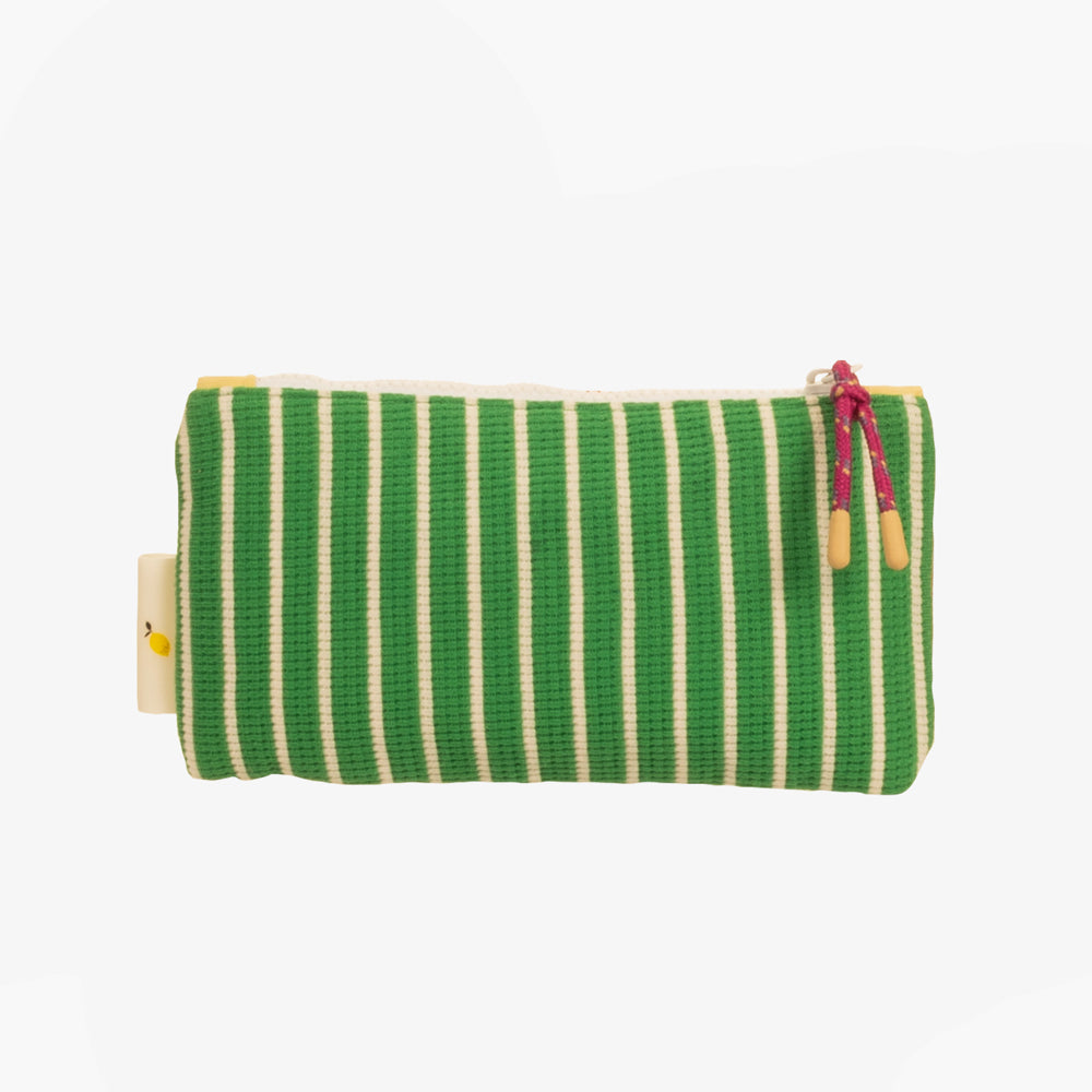 Sticky Lemon Red Mesh Pencil Case