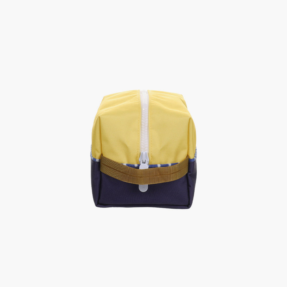 Sticky Lemon Color Block Kids Toiletry Bag - Lemon + Navy