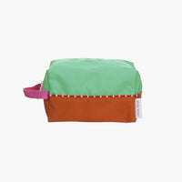 Sticky Lemon Color Block Kids Toiletry Bag - Mint + Orange