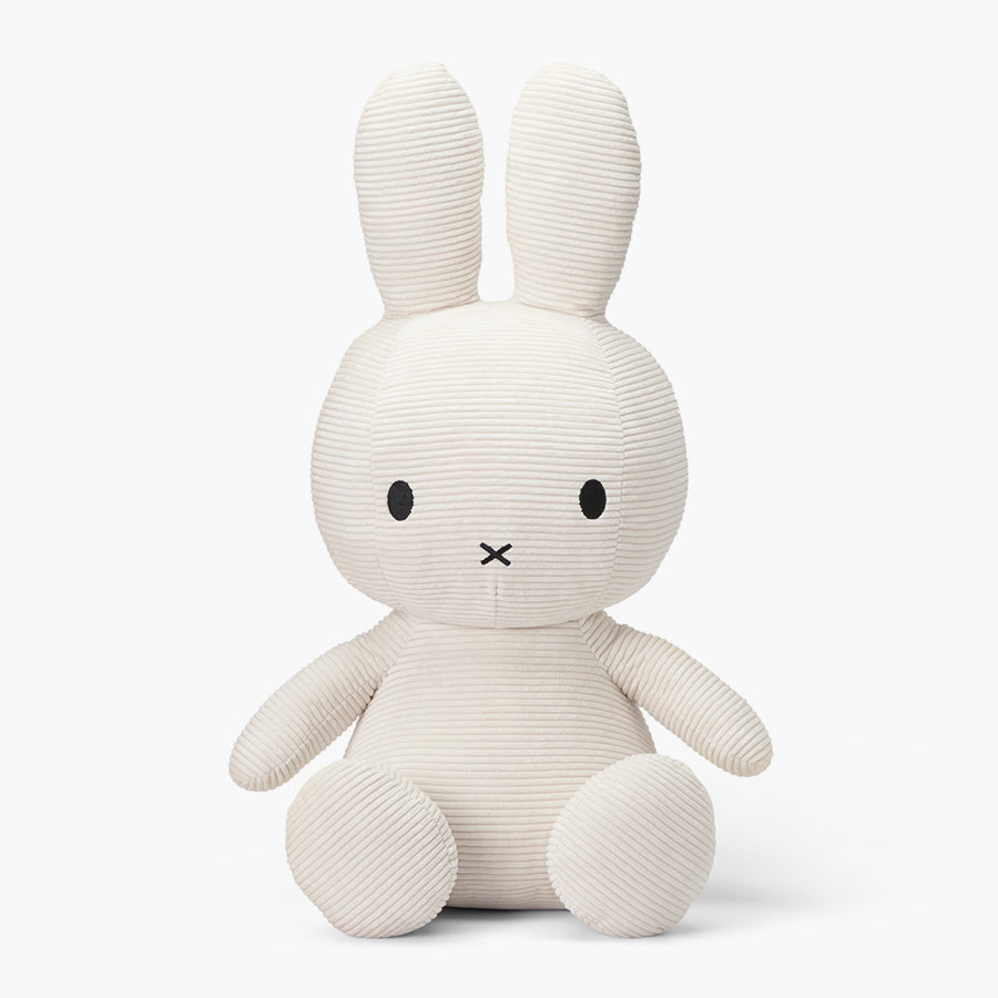 Miffy Corduroy Plush Toy - White - 50cm