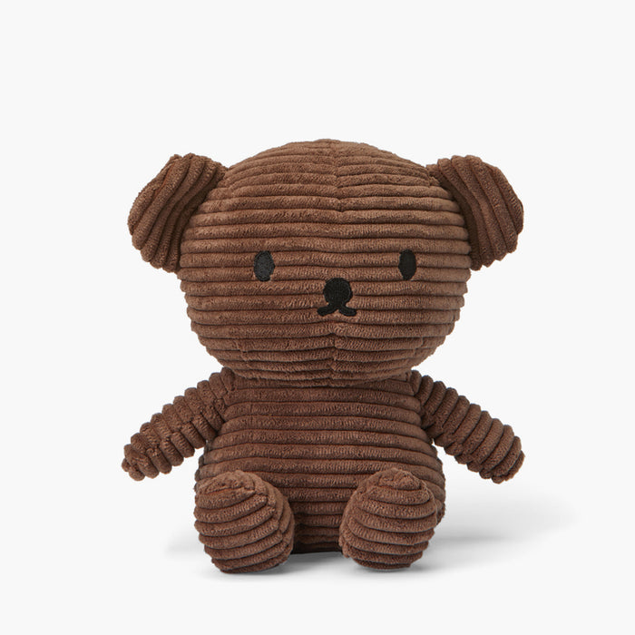 Boris Bear Corduroy Plush Toy - Brown - 17cm