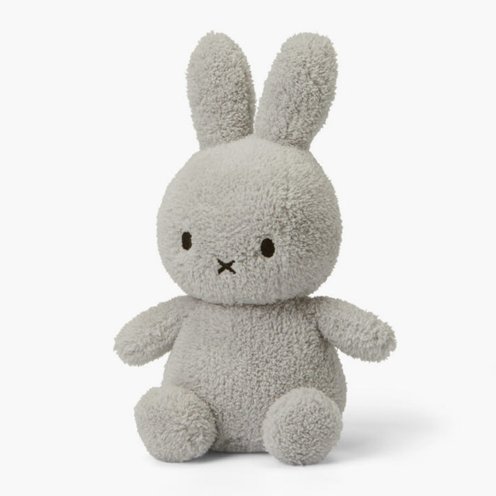 Miffy Terry Plush Toy - Light Grey - 23 cm