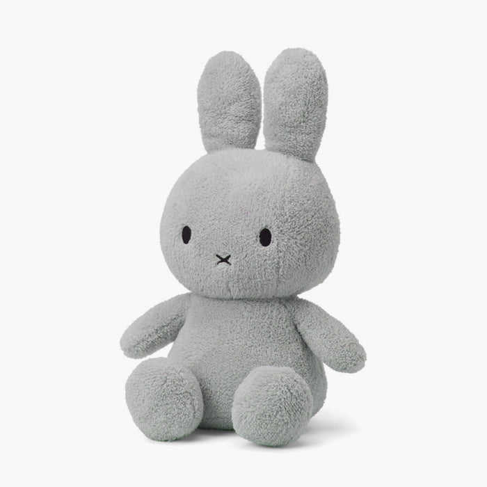 Miffy Terry Plush Toy - Light Grey - 33 cm