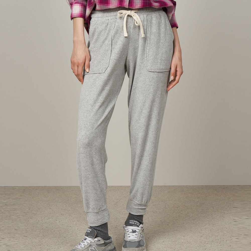 Womens Grey Velvet Pants | ShopStyle