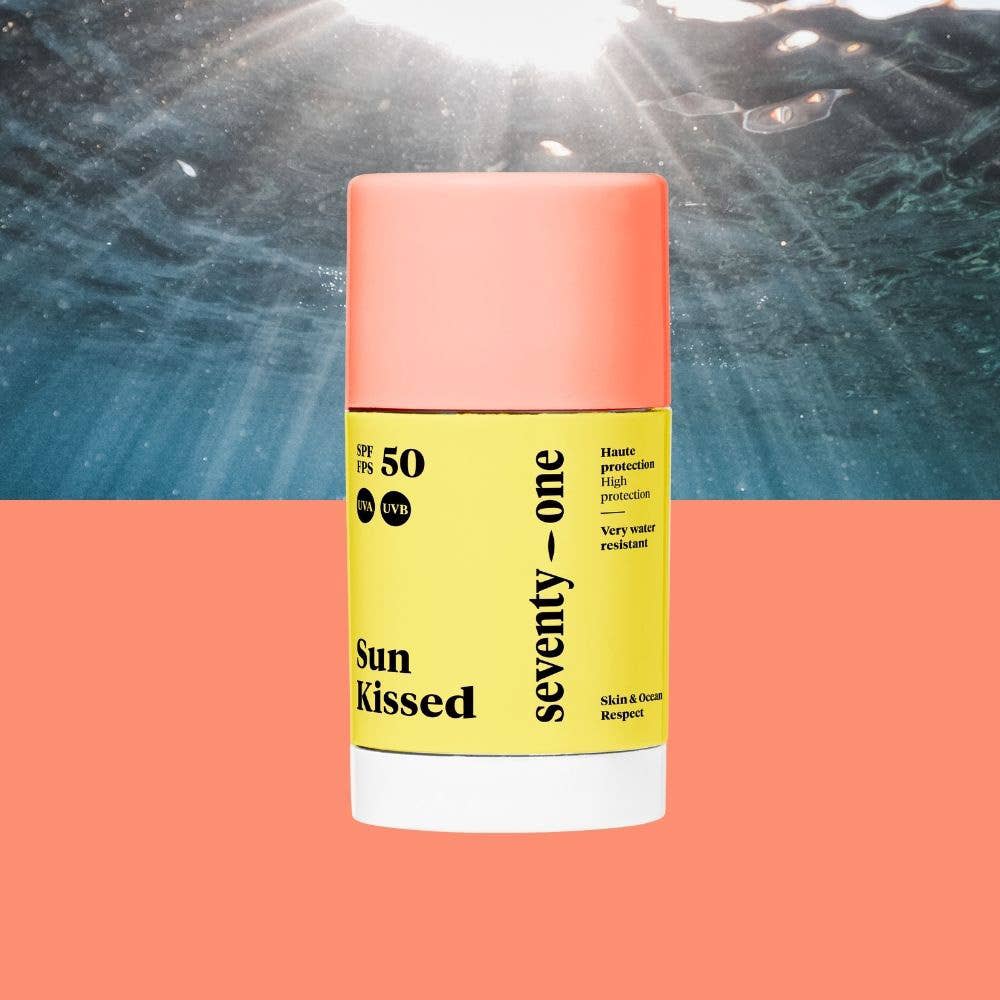 'SunKissed' Eco SPF50 Sun Stick from SeventyOne Percent