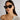 Le Specs LE COEUR Black Cat-Eye Sunglasses - Polarized