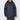 TAION Unisex Military Soft Shell Oversized Hooded Zip Down Jacket - Navy
