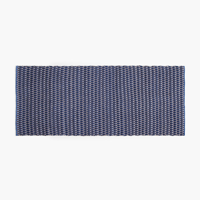 HAY Channel Hand-Woven Wool & Cotton Rug - 60 x 200cm