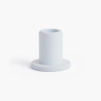 HAY Tube Candleholder Concrete - Light Blue