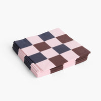 HAY Checker Pattern Paper Lunch Napkins - Set of 20