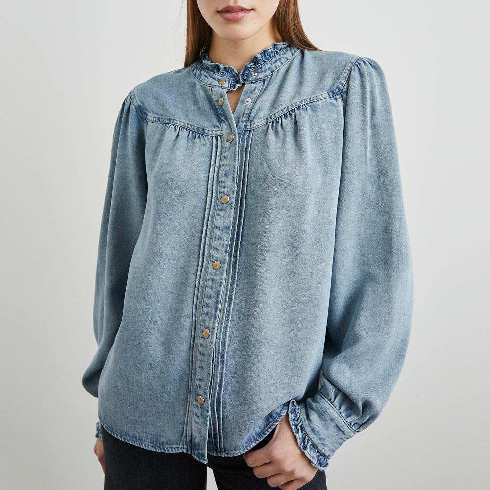 Rails Alanna Antique Indigo Denim Shirt