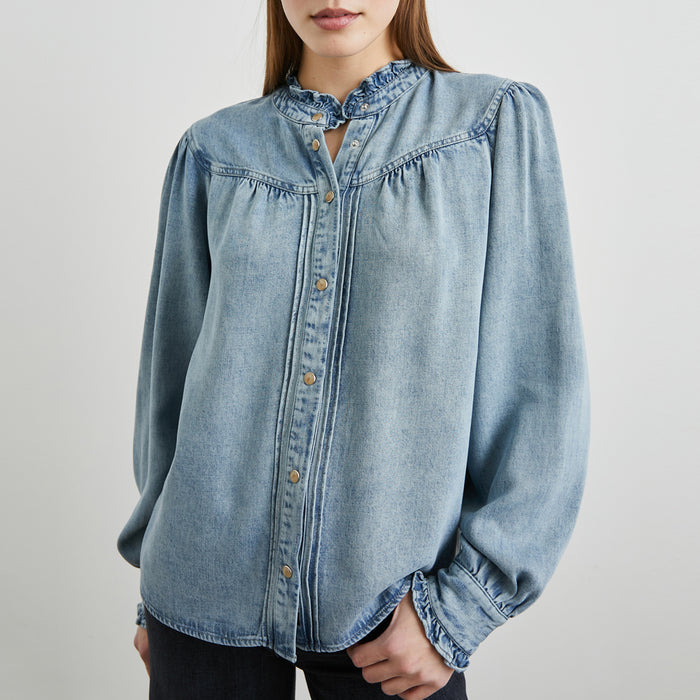 Rails Alanna Antique Indigo Denim Shirt