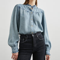 Rails Alanna Antique Indigo Denim Shirt