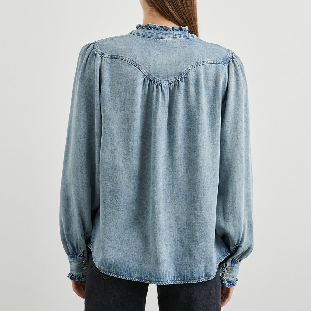 Rails Alanna Antique Indigo Denim Shirt