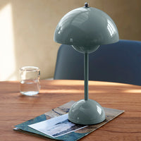 Flowerpot Stone Blue Portable Table Lamp VP9 