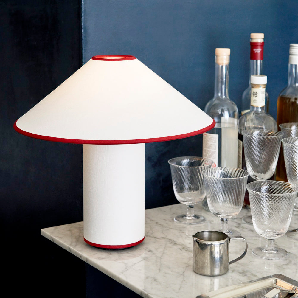 &Tradition Colette ATD6 White/Merlot Table Lamp