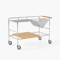 &Tradition Alima Chrome Trolley NDS1