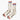 Le Bon Shoppe - Extended Boyfriend White Crew Socks - Milk