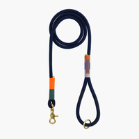 Chommies Everyday Navy Rope Dog Leash - Blue Bobo