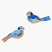 Blue Tits Garden Birds Paper Wall Decoration from Stuido ROOF