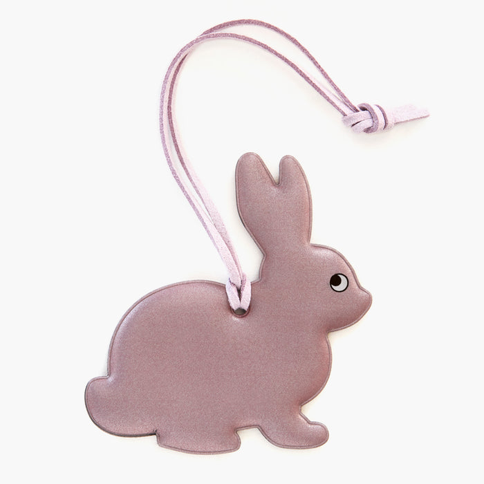 FIREFLY Pink Bunny Soft Shape Reflective Bag Charm