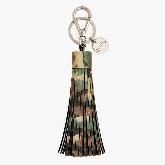 FIREFLY Tassel Reflector Bag Charm - Camouflage