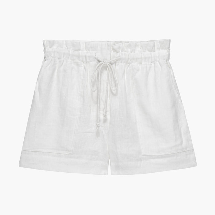Rails 'Foster' White Linen Shorts