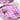 BLU KAT Fuchsia/Sky CHECKER Round Serving Tray - 31 cm