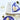 BLU KAT 'Gaia' Serving Board - 30x20 cm - Blue