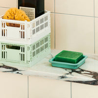 HAY Recycled Mint Colour Crate Mini - Set of 2