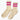 Le Bon Shoppe - Her Ribbed Cotton Varsity Socks - Taffy / Pink Stripe