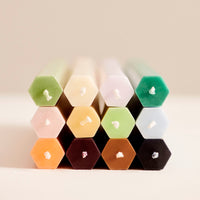 HAY Hexagon Candle Set of 4- Fresh Mix