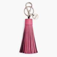 FIREFLY Hot Pink Tassel Reflector Bag Charm