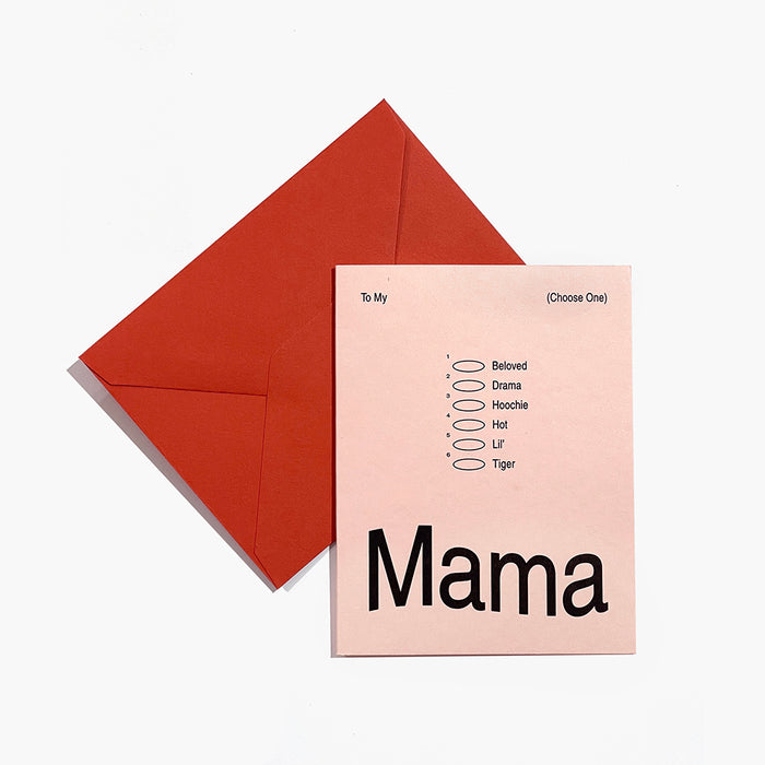 Greeting Card - MAMA