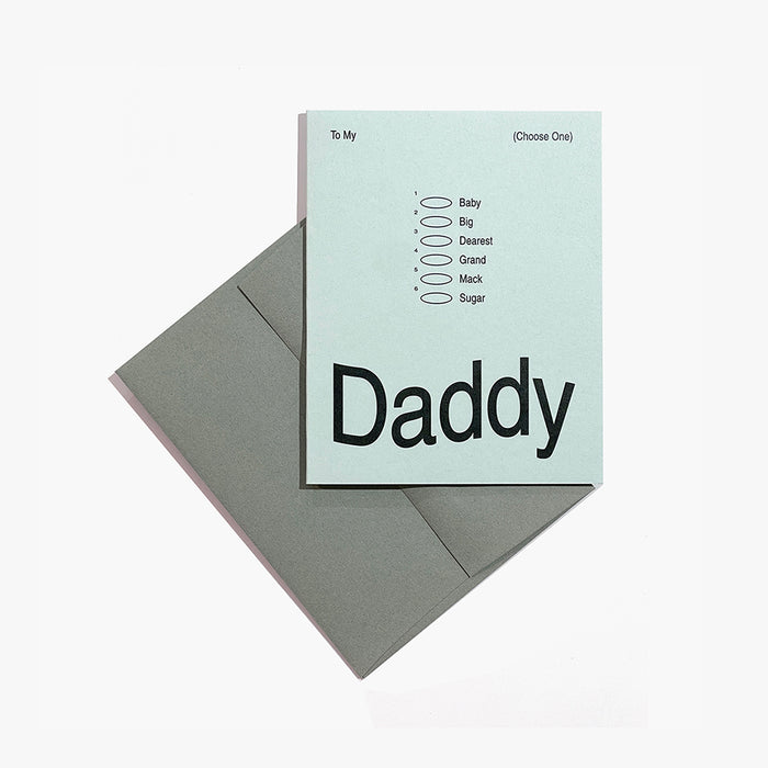 Greeting Card - DADDY