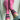 Le Bon Shoppe - Her Ribbed Cotton Varsity Socks - Pink Green