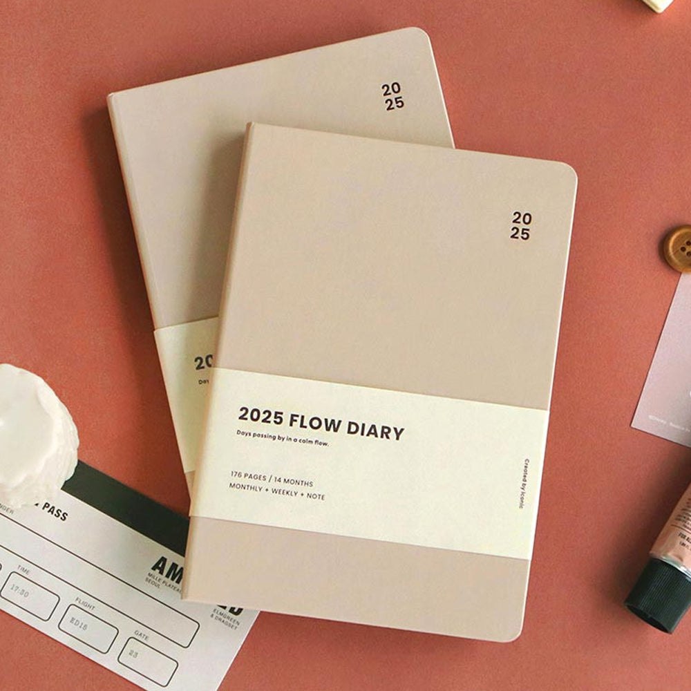 2025 Flow Dated Weekly Diary Planner from ICONIC