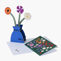 Studio Roof Pop Out Card - Klimt Flowers