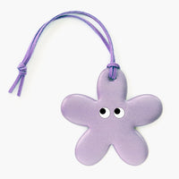 FIREFLY Lilac Flower Soft Shape Reflective Bag Charm