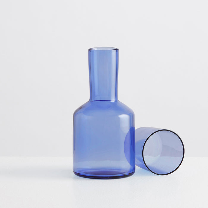 Maison Balzac Carafe & Glass Set - Azure