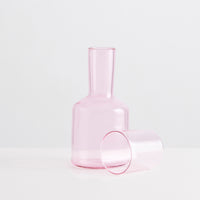 Maison Balzac Pink Carafe & Glass Set