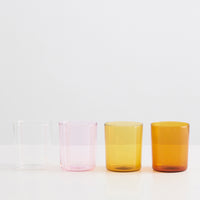 Maison Balzac Set of Four Large Drinking Glasses - Summer Mix