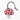 Mushroom Soft Shape Reflector Bag Charm from FIREFLY Reflectors