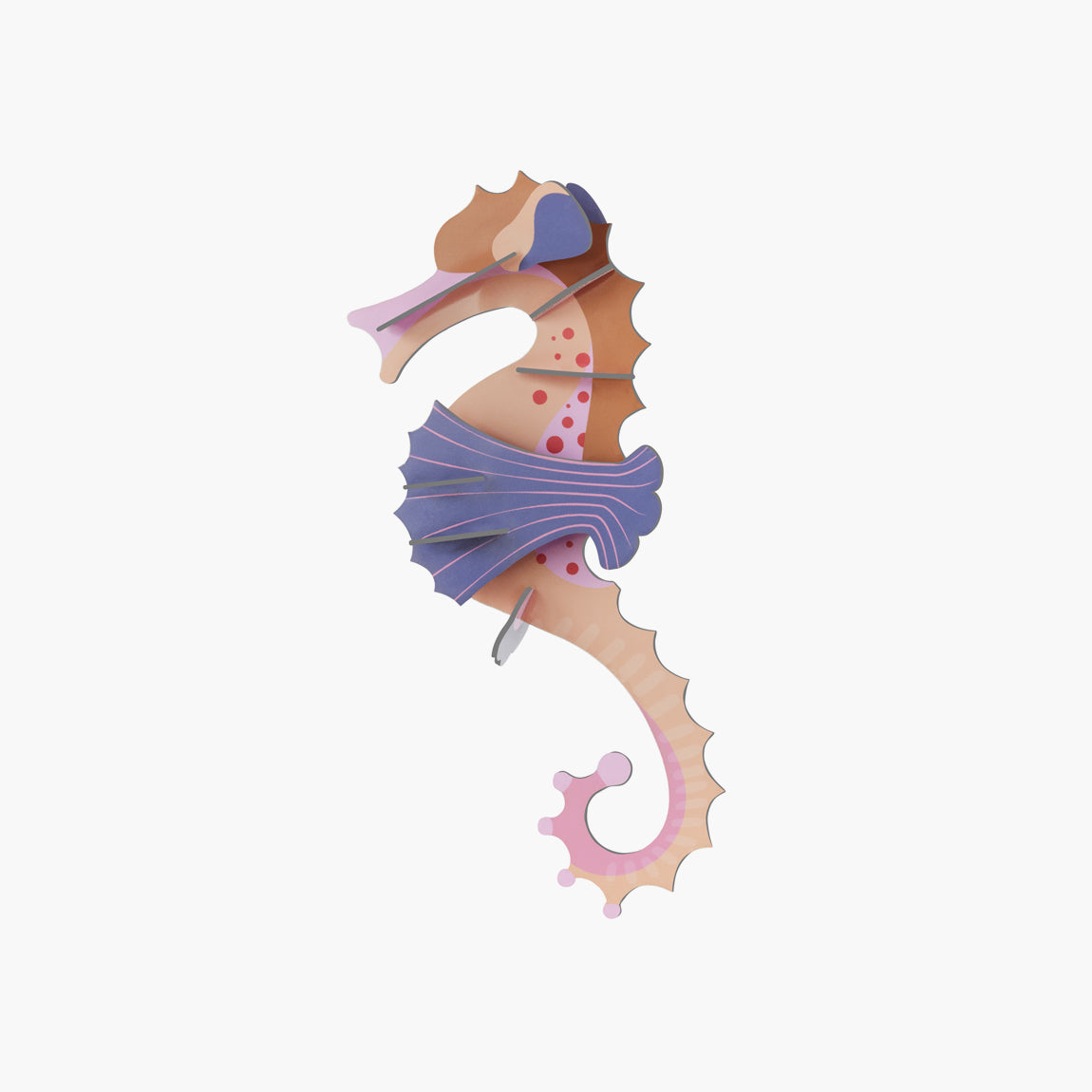 Studio Roof Pink Seahorse Wall Decoration