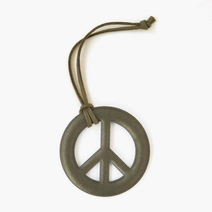 FIREFLY Olive Green Peace Sign Soft Shape Reflector